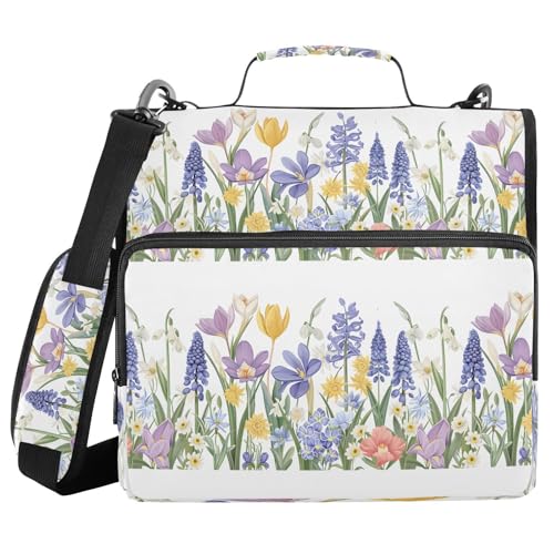 Bindertasche mit Reißverschluss und Griff, Schultergurt, 3-Ringbuch, Organizer für Schule, Arbeit, Büro Bindertasche mit Reißverschluss und Griff, Schultergurt, 3-Ringbuch, Organizer für Schule, Arbeit, Büro von Mnsruu