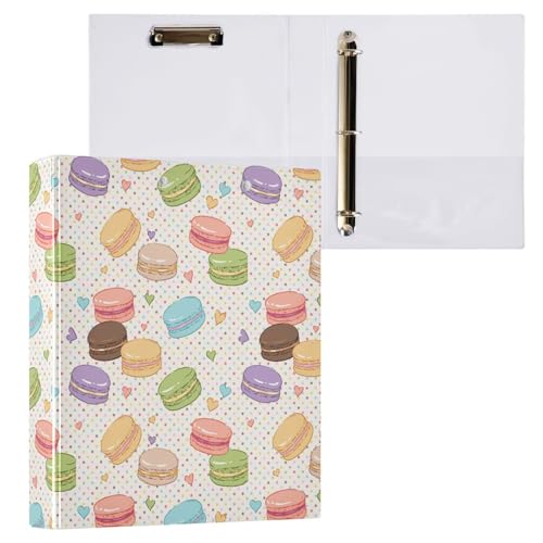 Cute Macaron 3 D-Ringbuch, A4, 1 Packung mit 200 Blatt, für Kinder, Schulbedarf, Damen, Herren, Büro Cute Macaron 3 D-Ringbuch, A4, 1 Packung mit 200 Blatt, für Kinder, Schulbedarf, Damen, Herren, Büro von Mnsruu