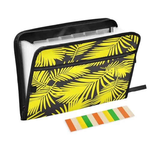Fächermappe mit 13 Fächern, mit Etiketten, A4-Papier, Dokumente, Akkordeon, Ordner, Reißverschluss, Gelb Fächermappe mit 13 Fächern, mit Etiketten, A4-Papier, Dokumente, Akkordeon, Ordner, Reißverschluss, Gelb von Mnsruu