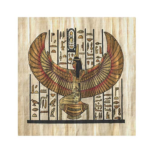 Mnsruu Servietten aus ägyptischem Pergament mit gesäumten Kanten, 1 Stück, Übergröße, 50,5 x 50,5 cm, für Hochzeit, Party, Familienurlaub von Mnsruu