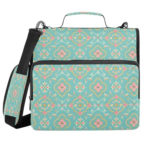 Ordnertasche mit Reißverschluss, mit Griff, Schultergurt, 3-Ringbuch, Organizer für Schule, Arbeit, Büro Ordnertasche mit Reißverschluss, mit Griff, Schultergurt, 3-Ringbuch, Organizer für Schule, Arbeit, Büro von Mnsruu