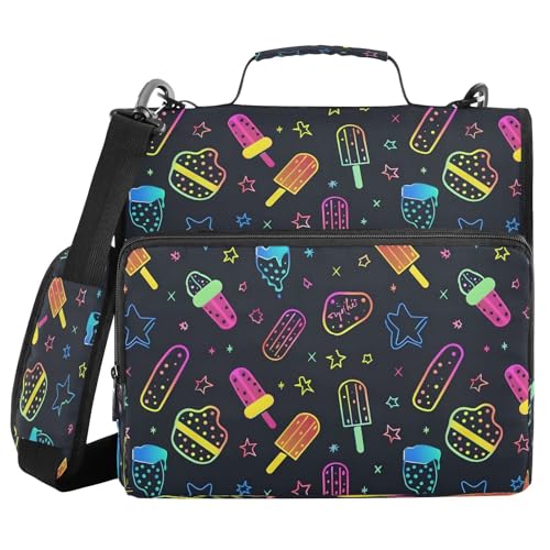 Ordnertasche mit Reißverschluss und Griff, Schultergurt, 3-Ringbuch, Organizer für Schule, Arbeit, Büro Ordnertasche mit Reißverschluss und Griff, Schultergurt, 3-Ringbuch, Organizer für Schule, Arbeit, Büro von Mnsruu