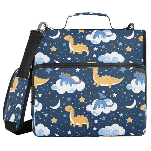 Ordnertasche mit Reißverschluss und Griff, Schultergurt, 3-Ringbuch, Organizer für Schule, Arbeit, Büro Ordnertasche mit Reißverschluss und Griff, Schultergurt, 3-Ringbuch, Organizer für Schule, Arbeit, Büro von Mnsruu