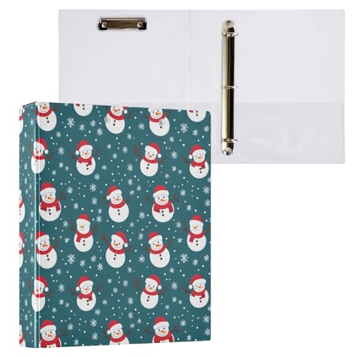 Schneemann Schnee 3 D-Ringbuch A4 1 Packung mit 200 Blatt für Kinder Schulbedarf Damen Herren Büro von Mnsruu