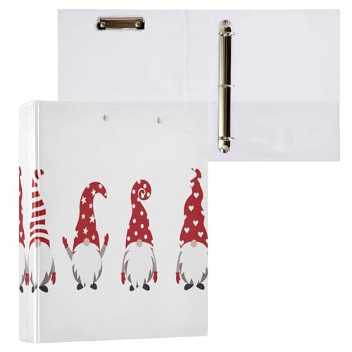 Süßer Weihnachtsmann, 3-D-Ringbuch, A4, 1 Packung mit 200 Blatt, für Kinder, Schulbedarf, Damen, Herren, Büro von Mnsruu