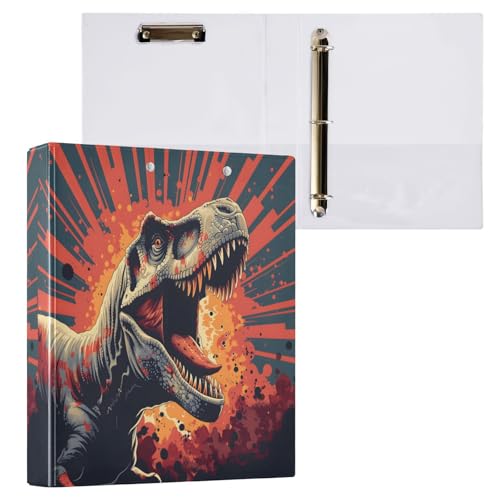 T-rex Hochformat, 3 D-Ringordner, A4, 1 Packung mit 200 Blatt, für Kinder, Schulbedarf, Damen, Herren, Büro T-rex Hochformat, 3 D-Ringordner, A4, 1 Packung mit 200 Blatt, für Kinder, Schulbedarf, Damen, Herren, Büro von Mnsruu