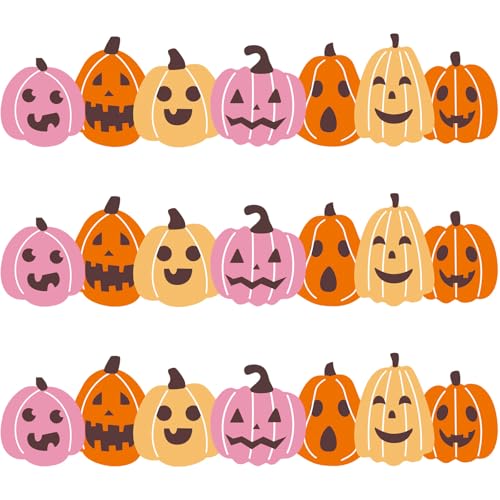 MoDooris Halloween-Kürbis-Pinnwand-Bordüre, Herbst-Kürbis-Bordüre, Halloween-Kürbis-Stanzborte für Herbst, Klassenzimmer, Büro, Zuhause, Schule, Tafel, Kreidetafel, Party-Dekoration MoDooris Halloween-Kürbis-Pinnwand-Bordüre, Herbst-Kürbis-Bordüre, Halloween-Kürbis-Stanzborte für Herbst, Klassenzimmer, Büro, Zuhause, Schule, Tafel, Kreidetafel, Party-Dekoration von MoDooris