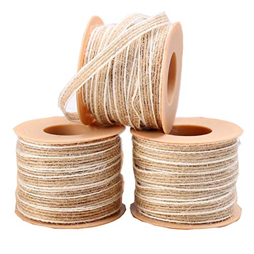 3 Rollen Sackleinen, Vintage Geschenkbänder, Natürliche Fischseide und Leinen Gewebte Bänder, Können für Party Craft Dekoration, DIY Crafts Verwendet Werden 3 Rollen Sackleinen, Vintage Geschenkbänder, Natürliche Fischseide und Leinen Gewebte Bänder, Können für Party Craft Dekoration, DIY Crafts Verwendet Werden von Mount Kumgang