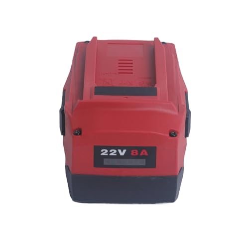 22 V 8 Ah Hochleistungs-Lithium-Ionen-Akku, kompatibel mit Hilti, B22 18 V 21,6 V 22 V Akku-Elektrowerkzeuge Hämmer Ersatzakku von MoVols
