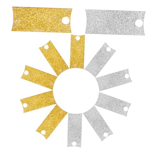 12 Stück Name Platten Diy Blanko Tumbler Namensschilder für Flaschen Goldene Silberne Kreative Trinkgefäße und Dekoration 12 Stück Name Platten Diy Blanko Tumbler Namensschilder für Flaschen Goldene Silberne Kreative Trinkgefäße und Dekoration von Mobestech