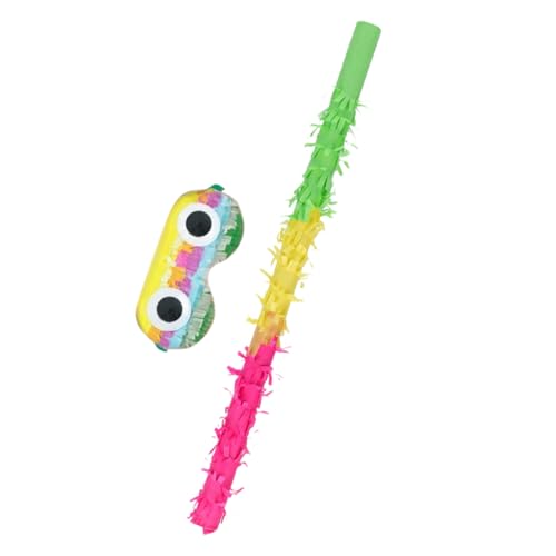 1Satz Pinata Stick mit Augenmaske Lustige Party Dekoration für Geburtstagsfeiern Robuste und Leichte Ausrüstung für Erwachsene für Unvergessliche Feste und Spielspaß 1Satz Pinata Stick mit Augenmaske Lustige Party Dekoration für Geburtstagsfeiern Robuste und Leichte Ausrüstung für Erwachsene für Unvergessliche Feste und Spielspaß von Mobestech