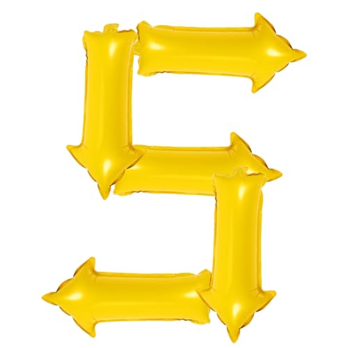 5 Stück Teiliges Set Folienballons für Hochzeiten und Geburtstagsfeiern Aufblasbar Dekoration für Partys und Feiern nach Dem Aufblasen 5 Stück Teiliges Set Folienballons für Hochzeiten und Geburtstagsfeiern Aufblasbar Dekoration für Partys und Feiern nach Dem Aufblasen von Mobestech
