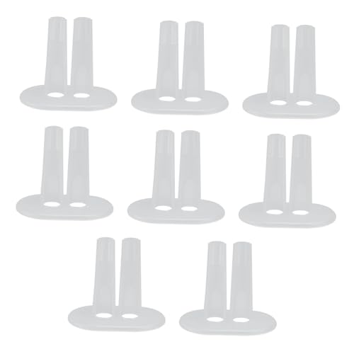 8 Stück Puppenfußstütze Spielzeug Für Kleiderbügel Für Transparente Kleiderbügel Schaufensterpuppen-Modellständer Miniatur-Spielzeug Kleine Puppenständer-Unterstützung von Mobestech