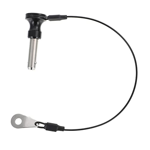 Federn Druckknopf Bajonett Safety First Schnelldrahtverriegelung Kugelverriegelungsstift Knopf Stößelstift Kugelkopfverriegelungsstift Schnalle Schwarz Selbstsichernde von Mobestech