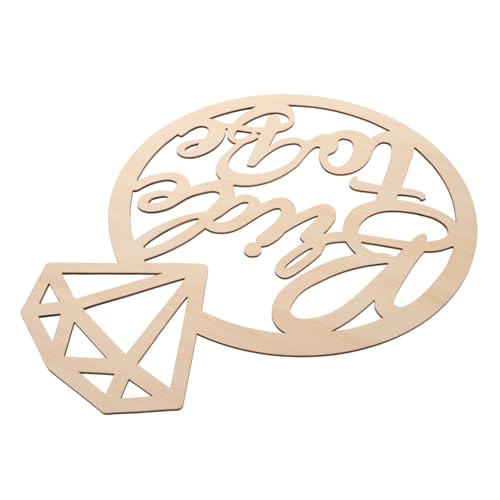 Holzschild Zum Aufhängen Rustikal Für Hochzeitsschilder Unsere Dekorationen „Engage Key Say“ Wandbehang Dekoration Dekorativ Heiraten Hochzeiten Hochzeitsfoto von Mobestech