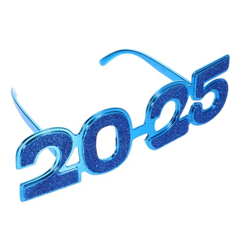 Mobestech 1 Paar Pulvergläser elektroplierend 2025 Tanzbrille groß Festival frohes neues jahr brille 2025 Neujahrsbrille Kostümzubehör für das neue Jahr Partyzubehör Stk Blue Mobestech 1 Paar Pulvergläser elektroplierend 2025 Tanzbrille groß Festival frohes neues jahr brille 2025 Neujahrsbrille Kostümzubehör für das neue Jahr Partyzubehör Stk Blue von Mobestech