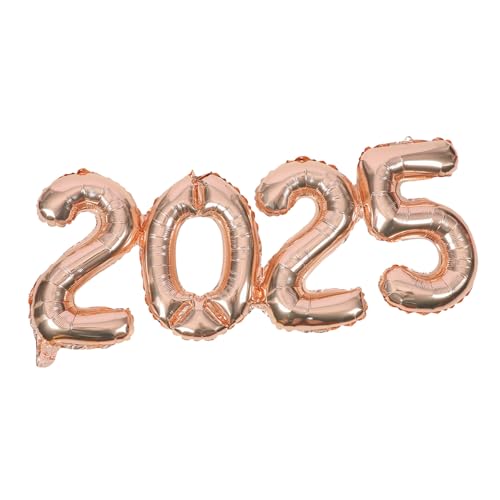 Mobestech 1 Satz 2025 Ballon aus Aluminiumfolie Abschlussfeier mehrfarbig erste Rosa Geburtstagsballons umwerben Partyballons Dekorationen Ballon 2025 Partygeschenk Rose Gold Mobestech 1 Satz 2025 Ballon aus Aluminiumfolie Abschlussfeier mehrfarbig erste Rosa Geburtstagsballons umwerben Partyballons Dekorationen Ballon 2025 Partygeschenk Rose Gold von Mobestech