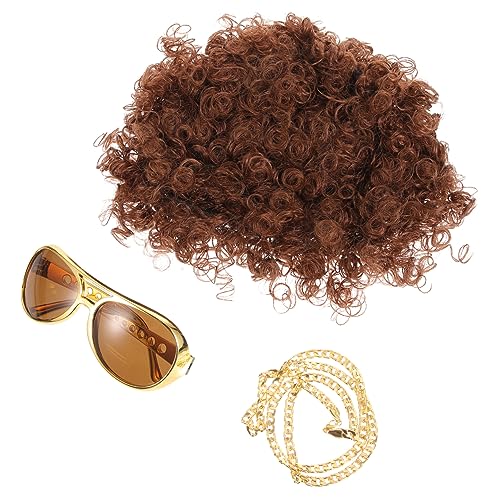 Mobestech 1 Satz 70er Jahre Kostümzubehör Für Herren Gläser Stütze Aufdecken Junggesellin Party Sonnenbrille Perücke Rave 70er-jahre-fake-goldhalskette Plastik Mobestech 1 Satz 70er Jahre Kostümzubehör Für Herren Gläser Stütze Aufdecken Junggesellin Party Sonnenbrille Perücke Rave 70er-jahre-fake-goldhalskette Plastik von Mobestech