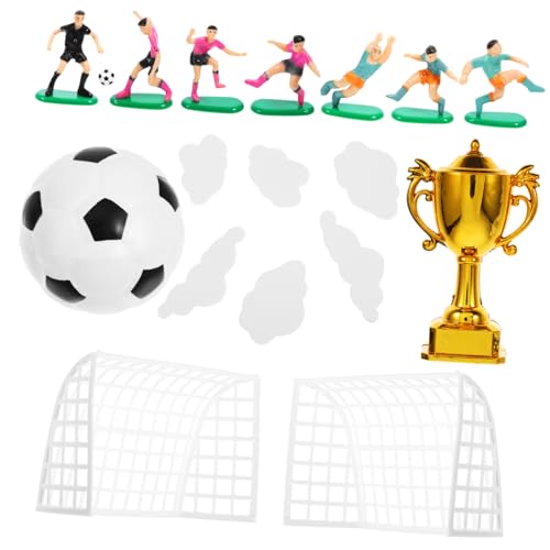 Mobestech 1 Satz Fußball Figuren mit Pokal für Geburtstagskuchen für Fußballfans Sportveranstaltungen und Kindergeburtstage Zubehör für Unvergessliche Feierlichkeiten Mobestech 1 Satz Fußball Figuren mit Pokal für Geburtstagskuchen für Fußballfans Sportveranstaltungen und Kindergeburtstage Zubehör für Unvergessliche Feierlichkeiten von Mobestech
