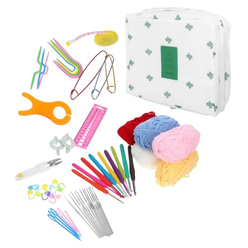 Mobestech 1 Satz Häkelstarter -Kit Garn häkeln Anfänger häkeln Nadeln Webwerkzeuge für das Garnhandwerk Häkelzubehör für Anfänger Bastel-Häkelsets Stricknadeln Strickset Häkelfäden Nylontuch Mobestech 1 Satz Häkelstarter -Kit Garn häkeln Anfänger häkeln Nadeln Webwerkzeuge für das Garnhandwerk Häkelzubehör für Anfänger Bastel-Häkelsets Stricknadeln Strickset Häkelfäden Nylontuch von Mobestech