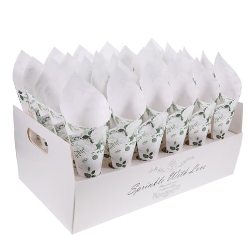 Mobestech 1 Satz Konfetti Kegelhalter Box für Hochzeitskonfetti Dekorative Blütenblätter Partybedarf für Hochzeiten Geburtstagsfeiern und Jubiläen mit Stabilen Papiertüten Mobestech 1 Satz Konfetti Kegelhalter Box für Hochzeitskonfetti Dekorative Blütenblätter Partybedarf für Hochzeiten Geburtstagsfeiern und Jubiläen mit Stabilen Papiertüten von Mobestech