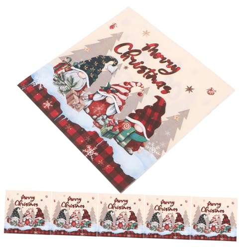 Mobestech 1 Satz Weihnachtsservietten Gnome Karomuster Einweg Papierservietten Für Festliche Anlässe Für Weihnachtsessen Und Partys Vielseitig Einsetzbar Mit Weihnachtlichem Design 20 Stück Mobestech 1 Satz Weihnachtsservietten Gnome Karomuster Einweg Papierservietten Für Festliche Anlässe Für Weihnachtsessen Und Partys Vielseitig Einsetzbar Mit Weihnachtlichem Design 20 Stück von Mobestech