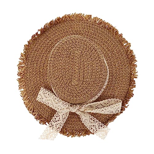 Mobestech 1 Stück Puppenhut Strohhut mit Schleifen Süßes Accessoire für Puppen für Kreative Dekoration und Elegantem Khaki für Sommermode Mobestech 1 Stück Puppenhut Strohhut mit Schleifen Süßes Accessoire für Puppen für Kreative Dekoration und Elegantem Khaki für Sommermode von Mobestech