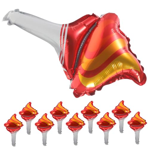 Mobestech 10 Stück Aluminium Folienballons Fackel Form für Sport Events und Partys Kreative Dekoration für Geburtstagsfeiern und Hochzeiten Mobestech 10 Stück Aluminium Folienballons Fackel Form für Sport Events und Partys Kreative Dekoration für Geburtstagsfeiern und Hochzeiten von Mobestech