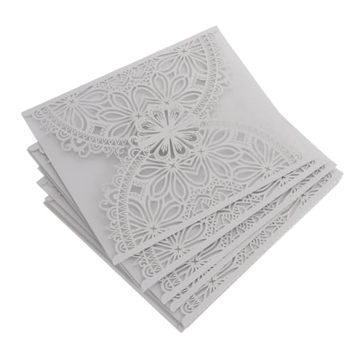 Mobestech 10 Stück Europäische Hochzeitseinladungskarten Hohles Papierdesign Grußkarten für Hochzeiten Shower Abschlussfeiern und Besondere Anlässe Mobestech 10 Stück Europäische Hochzeitseinladungskarten Hohles Papierdesign Grußkarten für Hochzeiten Shower Abschlussfeiern und Besondere Anlässe von Mobestech