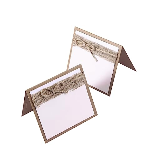 Mobestech 10 Stück Hochzeit Tischkarten aus Papier mit Vorgefalzt Rustikalem Leinen Look und Juteband Namenskarten für Gäste bei Party Geburtstag Verlobung und Bürofeier Weiße Tischschilder Mobestech 10 Stück Hochzeit Tischkarten aus Papier mit Vorgefalzt Rustikalem Leinen Look und Juteband Namenskarten für Gäste bei Party Geburtstag Verlobung und Bürofeier Weiße Tischschilder von Mobestech