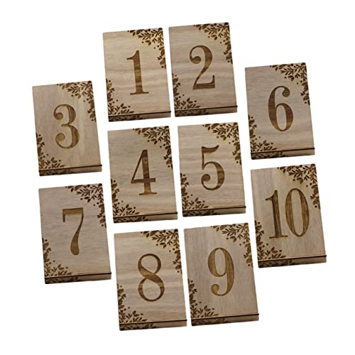 Mobestech 10 Stück Rustikale Holz Tischnummern Teiliges für Hochzeiten und Empfänge Praktische und Stilvolle Tischdekoration aus Robustem Holz für Feierlichkeiten und Jubiläen Mobestech 10 Stück Rustikale Holz Tischnummern Teiliges für Hochzeiten und Empfänge Praktische und Stilvolle Tischdekoration aus Robustem Holz für Feierlichkeiten und Jubiläen von Mobestech