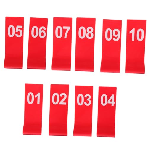 Mobestech 10 Stück Teiliges Tischnummern für Restaurant und Hochzeiten Stabiler Acrylständer Tischdekoration für Feierlichkeiten Leicht zu Reinigen und Platzsparend für Sitzordnung und von Mobestech
