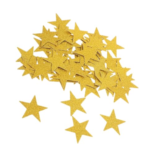 Mobestech 100 Stück Goldenes Sternkonfetti Geschredderte Form Dekorativ Geschnitten Farbig Funkelndes Sternkonfetti Für Den Tisch Goldene Tischdekoration Sternglitzer Goldenes von Mobestech