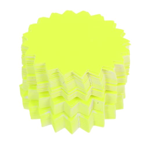Mobestech 100 Stück Preisschild Tag-verkaufsschilder Tags Für Flohmärkte Werbeschilder Flohmarktschilder Verkaufsetiketten Für Einzelhandelsdisplays Papier Yellow Mobestech 100 Stück Preisschild Tag-verkaufsschilder Tags Für Flohmärkte Werbeschilder Flohmarktschilder Verkaufsetiketten Für Einzelhandelsdisplays Papier Yellow von Mobestech