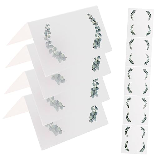 Mobestech 100 Stück Teiliges Platzkarten mit Grünem Tischkarten für Hochzeit Beschriftbare Namenskarten für Tischdekoration Glatte Oberfläche Hochzeitsdeko Mobestech 100 Stück Teiliges Platzkarten mit Grünem Tischkarten für Hochzeit Beschriftbare Namenskarten für Tischdekoration Glatte Oberfläche Hochzeitsdeko von Mobestech