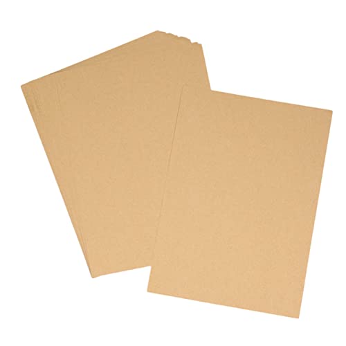 Mobestech 100blätter Retro Kraftpapier Für Bastelprojekte Verpackung Drucken Und Scrapbooking Stabiles Vielseitiges Bastelpapier von Mobestech