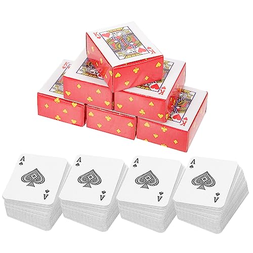 Mobestech 10Sätze Pokerkarten Teiliges Mini Kartenspiel für Kinderpartys Kompaktes für Unterwegs Party Fördert Motorische Fähigkeiten und Spaß für Ganze Mobestech 10Sätze Pokerkarten Teiliges Mini Kartenspiel für Kinderpartys Kompaktes für Unterwegs Party Fördert Motorische Fähigkeiten und Spaß für Ganze von Mobestech