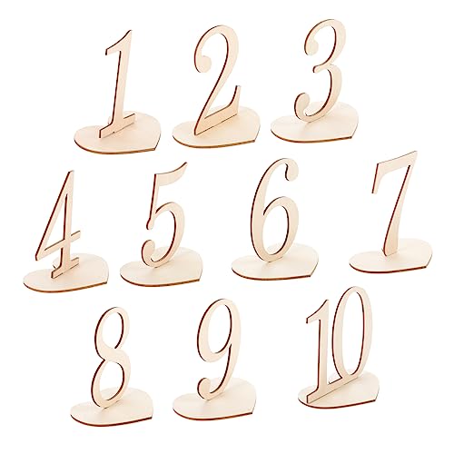 Mobestech 10Stücke Herzförmige Tischnummern für Hochzeiten und Partys Teiliges aus Holz Stabile Basis Kreative Platzkarten für Veranstaltungen und Restaurants Mobestech 10Stücke Herzförmige Tischnummern für Hochzeiten und Partys Teiliges aus Holz Stabile Basis Kreative Platzkarten für Veranstaltungen und Restaurants von Mobestech