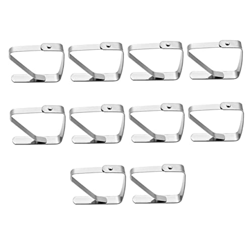 Mobestech 10Stücke Tischdeckenklammern Wetterfeste Tischdecke Fixierclips Robuste Tischdeckenhalter für Gartenpartys Hochzeiten und Buffets Langlebiges Design aus Rostfreiem Mobestech 10Stücke Tischdeckenklammern Wetterfeste Tischdecke Fixierclips Robuste Tischdeckenhalter für Gartenpartys Hochzeiten und Buffets Langlebiges Design aus Rostfreiem von Mobestech