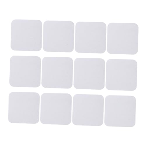 Mobestech 12 Stück Kühlschrankmagnet Blanko für Sublimation DIY Wärmeübertragungsmagnete für Kreative Dekoration zu Hause Büro von Mobestech