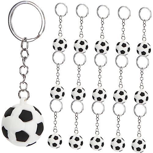 Mobestech 16 Stück Teiliges Fußball Schlüsselanhänger Robuste Metallanhänger Sportliches Design Vielseitiger Rucksack und Taschenanhänger als für Jungen und Fußballfans Mobestech 16 Stück Teiliges Fußball Schlüsselanhänger Robuste Metallanhänger Sportliches Design Vielseitiger Rucksack und Taschenanhänger als für Jungen und Fußballfans von Mobestech