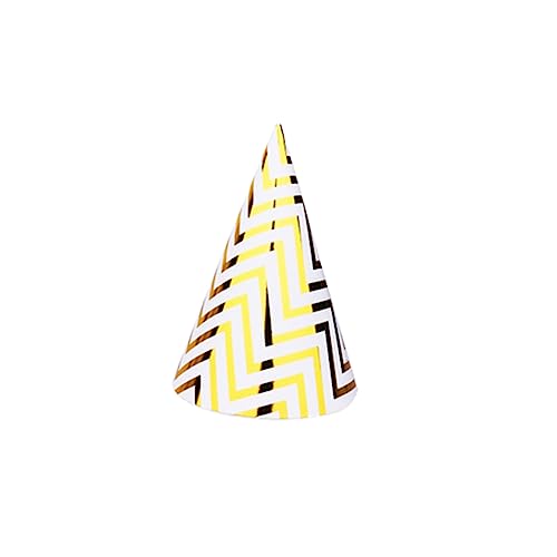 Mobestech 16st Kegelhüte Für Die Babyparty Kuchenkegelhüte Partykegelhüte Geburtstag Papierhüte Kegelhut Papierhüte Für Die Babyparty Goldene Kegelhüte Kind Combo-platte Erdfarben von Mobestech