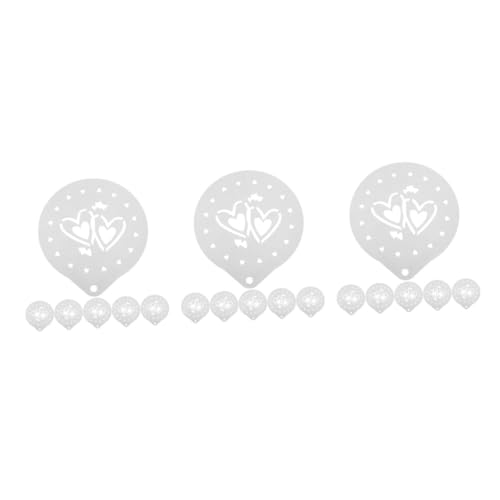 Mobestech 18-Teilige Sets Spritzgussform Kuchen backen Schablone Und Kuchendekorationen Glasur Nummer Schablone Cookie-Schablonenvorlage Schablone für Kuchen Plastik Weiß Mobestech 18-Teilige Sets Spritzgussform Kuchen backen Schablone Und Kuchendekorationen Glasur Nummer Schablone Cookie-Schablonenvorlage Schablone für Kuchen Plastik Weiß von Mobestech
