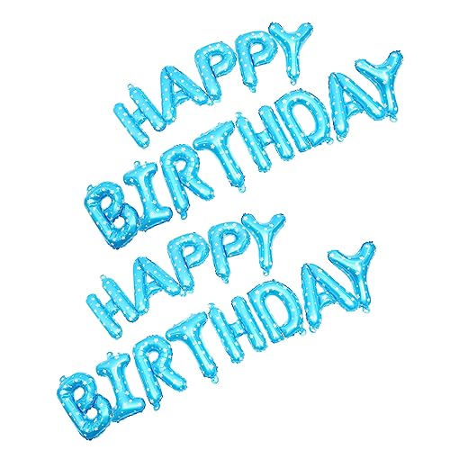 Mobestech 2 Sätze Happy Birthday Buchstabenballons Set Teiliges Set für Jungen und Mädchen für Geburtstagsfeiern und Außendekoration Langlebig und Leicht zu Dekorieren Mobestech 2 Sätze Happy Birthday Buchstabenballons Set Teiliges Set für Jungen und Mädchen für Geburtstagsfeiern und Außendekoration Langlebig und Leicht zu Dekorieren von Mobestech