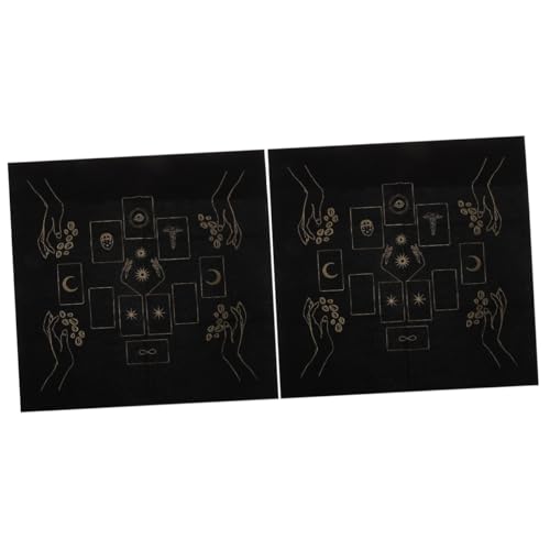 Mobestech 2 Sätze Tarotdecke aus Flanell Set mit Aufbewahrungstasche für Wahrsagerei und Altar Layouts Mystisches Design für Tarotkarten und Spirituelle Rituale Mobestech 2 Sätze Tarotdecke aus Flanell Set mit Aufbewahrungstasche für Wahrsagerei und Altar Layouts Mystisches Design für Tarotkarten und Spirituelle Rituale von Mobestech