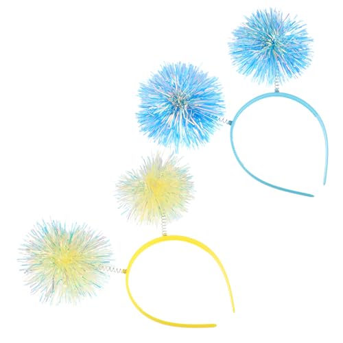 Mobestech 2 Stück Bunte Tinsel Pompom Haarreife Damen Flauschige Kopfbänder mit Glitzernden Bommel für Party Geburtstag Halloween Weihnachten und Festliche Anlässe Mobestech 2 Stück Bunte Tinsel Pompom Haarreife Damen Flauschige Kopfbänder mit Glitzernden Bommel für Party Geburtstag Halloween Weihnachten und Festliche Anlässe von Mobestech