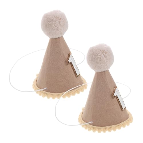 Mobestech 2 Stück Geburtstagsfeier Hüte aus Filz mit Pom Poms Kinderparty Hüte für Geburtstagsfeiern und Fotorequisiten für und Freunde Mobestech 2 Stück Geburtstagsfeier Hüte aus Filz mit Pom Poms Kinderparty Hüte für Geburtstagsfeiern und Fotorequisiten für und Freunde von Mobestech