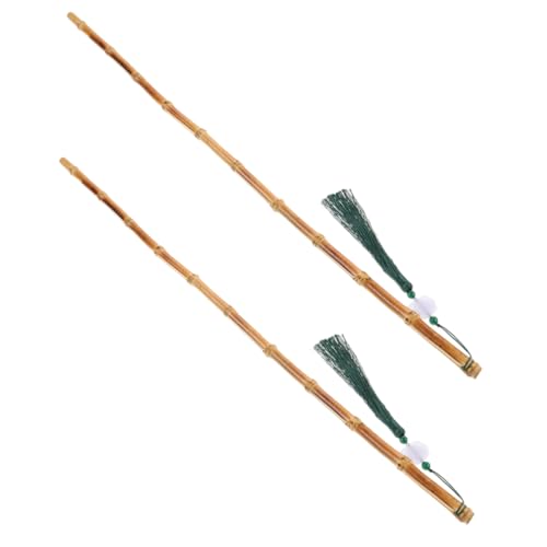 Mobestech 2 Stück Rattan Decorative Stick Chinesische Yogastange Yoga Dekostab Mit Quaste Kunsthandwerk Im Chinesischen Stil Tai-chi-stab Bambusdekor Hölzerner Yogastock Bambus Khaki Mobestech 2 Stück Rattan Decorative Stick Chinesische Yogastange Yoga Dekostab Mit Quaste Kunsthandwerk Im Chinesischen Stil Tai-chi-stab Bambusdekor Hölzerner Yogastock Bambus Khaki von Mobestech