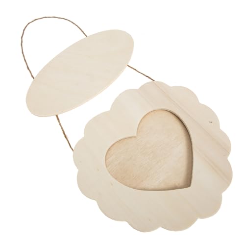 Mobestech 2 Stück Teiliges Hängendes Holz Bilderrahmen DIY Kunstrahmen für Kreative Wanddekoration Handgefertigt für Kinderzimmer Schlafzimmer und Wohnzimmer Mobestech 2 Stück Teiliges Hängendes Holz Bilderrahmen DIY Kunstrahmen für Kreative Wanddekoration Handgefertigt für Kinderzimmer Schlafzimmer und Wohnzimmer von Mobestech