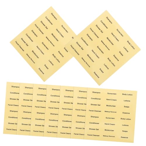 Mobestech 20 Blatt Toilettenartikel Etiketten Selbstklebende Labels für Kosmetik Badezimmer Hautpflege Wasserdichte Aufkleber für Flaschen zur Organisation und Klassifizierung Mobestech 20 Blatt Toilettenartikel Etiketten Selbstklebende Labels für Kosmetik Badezimmer Hautpflege Wasserdichte Aufkleber für Flaschen zur Organisation und Klassifizierung von Mobestech